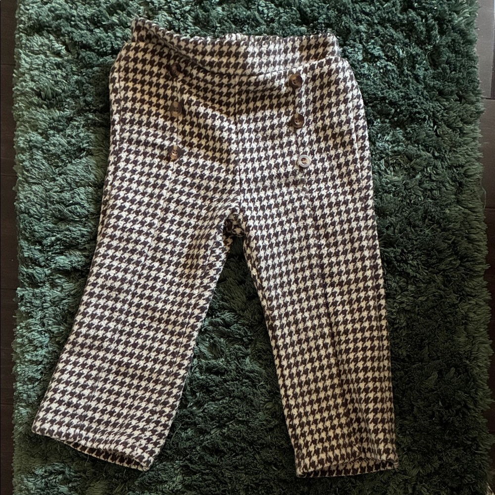 Stylish Houndstooth Kids Pants